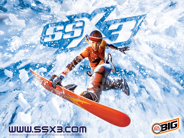 SSX 3 title screen for Xbox